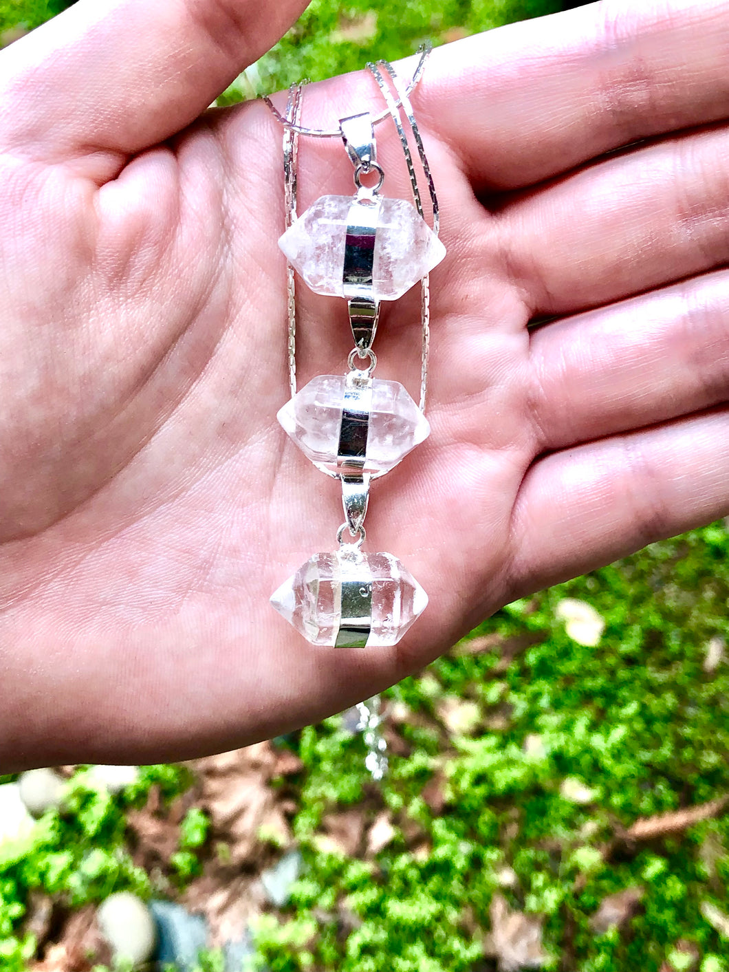 Clear Quartz Horizon Necklace