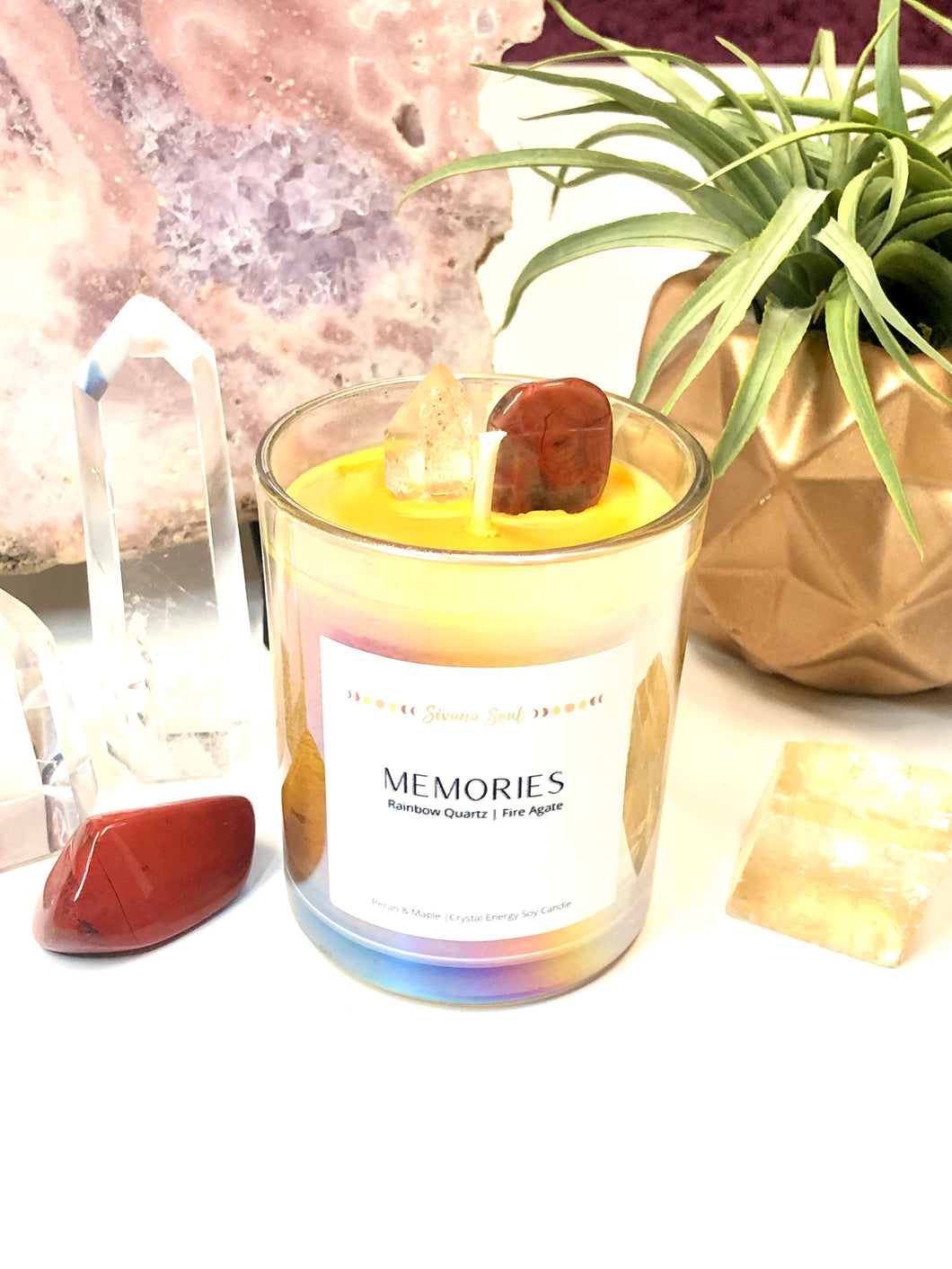 MEMORIES Crystal Energy Candle