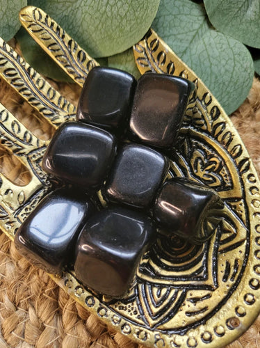 Black Tourmaline for Protection- Tumbled