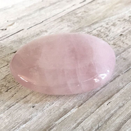 Rose Quartz Palm Stones for Divine Love and Compassion
