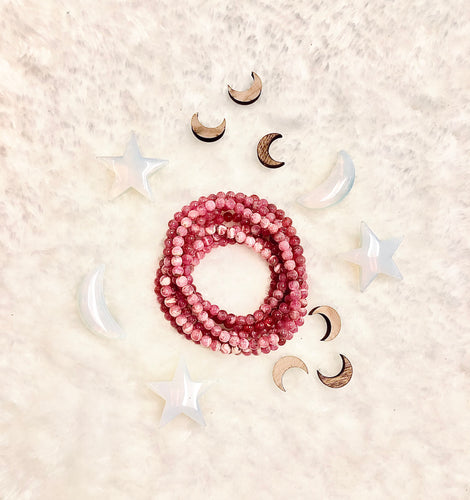 Rhodonite Mini Gemstone Power Bracelet