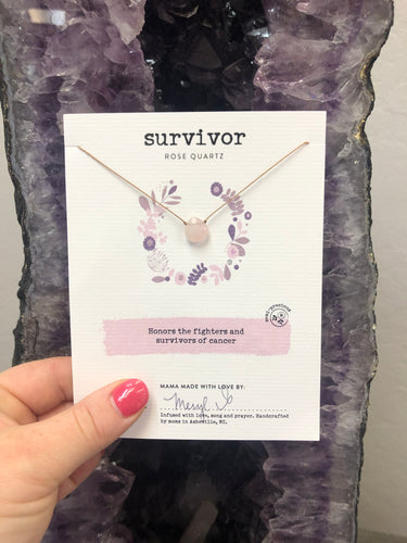 Survivor Gemstone Necklace